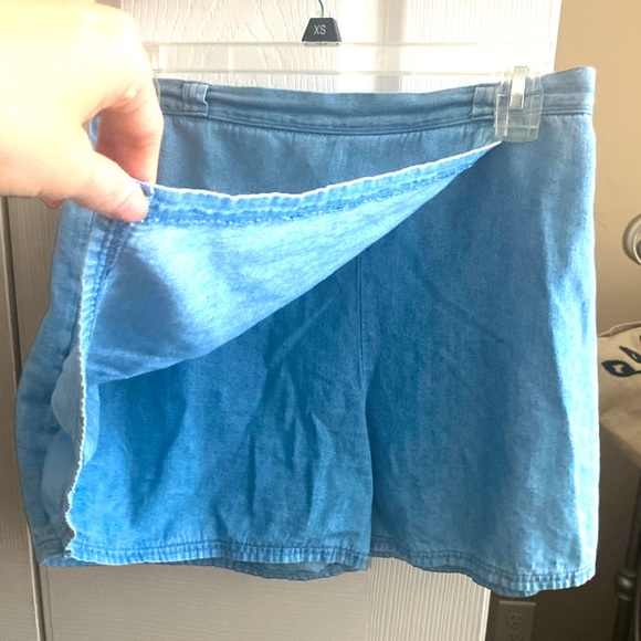 Vintage 90s Cotton Skort Small-Medium - Picture 4 of 8